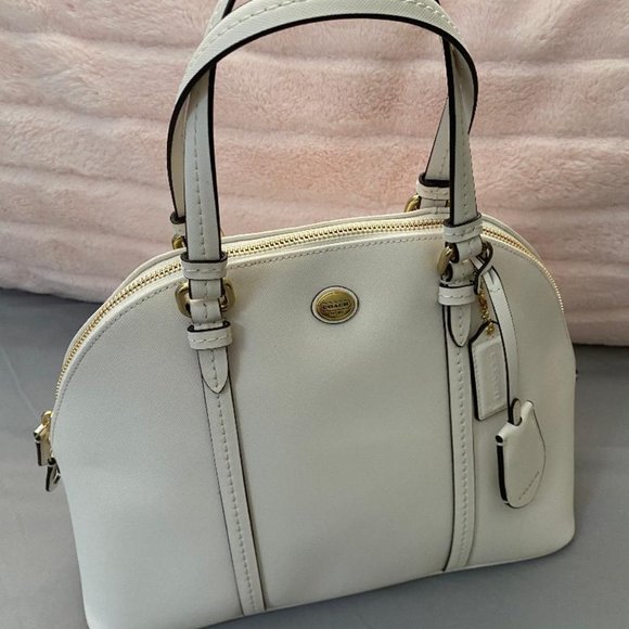 Coach Cream Tote Bag - Picture 11 of 16